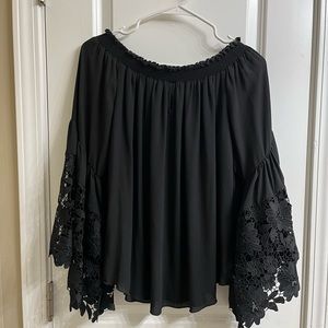 NWT Black Joseph Ribkoff Blouse Size US 10